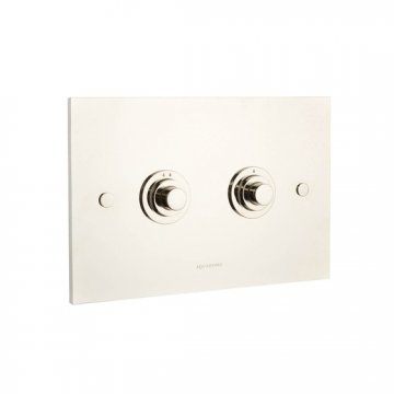 Dual-flush plate for Geberit Sigma8 in-wall cistern