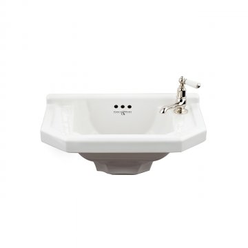 Art Deco 525mm basin 1 tap hole