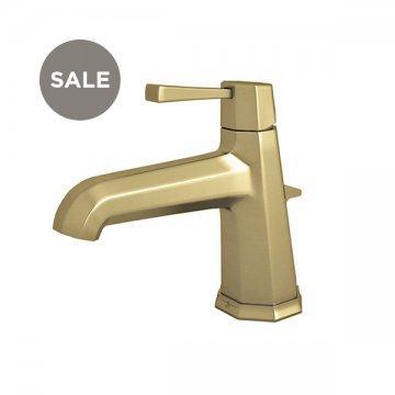 Deco monobloc basin mixer with single metal lever