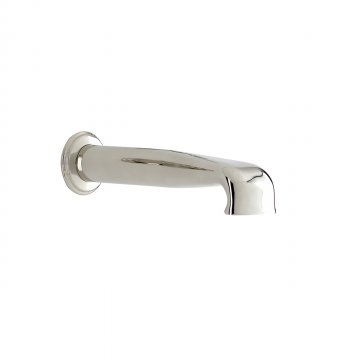 Wall mounted low bath spout