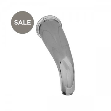 Wall-mounted round bath spout