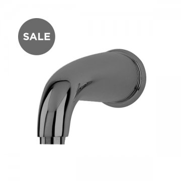 Wall-mounted contemporary round bath spout
