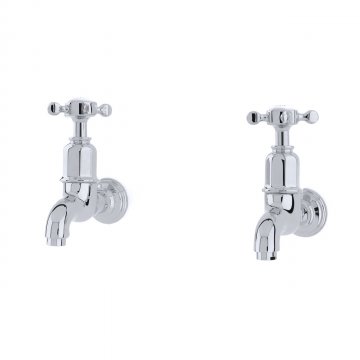 Mayan wall mounted bibcock kitchen tap set with crossheads
