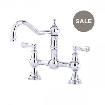 Provence country 2 hole sink mixer with metal levers