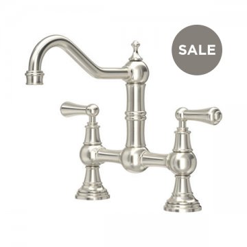 Provence country 2 hole sink mixer with metal levers