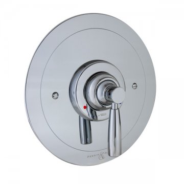 Contemporary single lever shower mixer with pressure balance valve