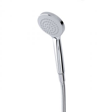 Contemporary handshower with easy clean plate