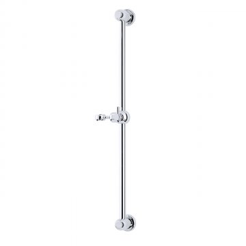 Contemporary 600mm rail with sliding handshower bracket