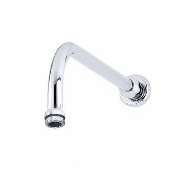 Contemporary overhead shower arm with 380mm reach