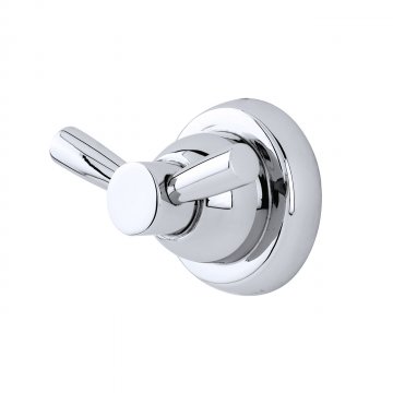 Contemporary double robe hook