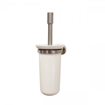 Contemporary wall mounted toilet brush