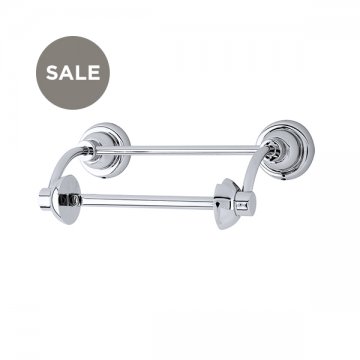 Langbourn paper holder with hinged bar