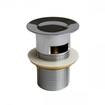 32mm slotted push-button basin waste