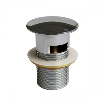 32mm slotted dome push-button basin waste