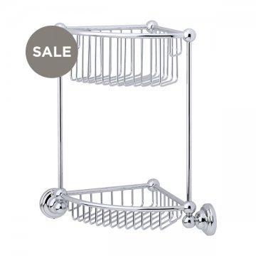 Two-tier corner basket