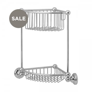 Two-tier corner basket