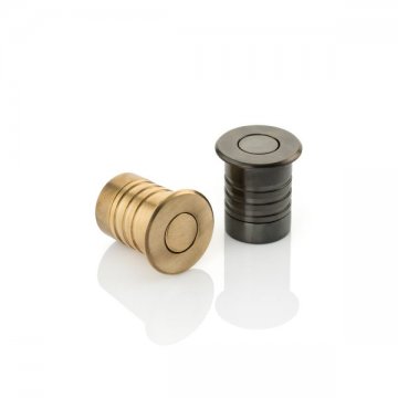 Solid brass sprung loaded floor socket for use with recessed bolts