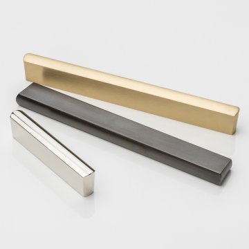 WEDGE solid brass cabinet handle 