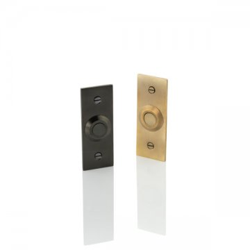 Solid brass architrave door bell