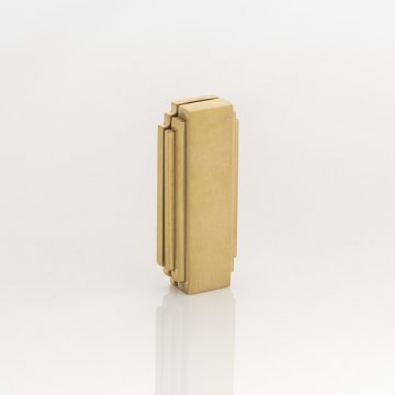 Solid brass Keyhole Profile Swing Deco Escutcheon