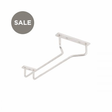 Brindley hanging wine glass rack - 600mm length