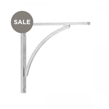 Hockley flush mounted shelf bracket - Accommodates 190mm shelf