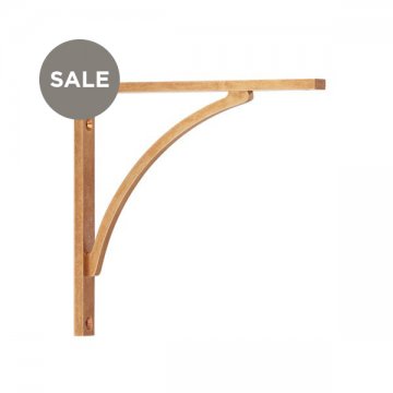 Hockley flush mounted shelf bracket - Accommodates 250mm shelf