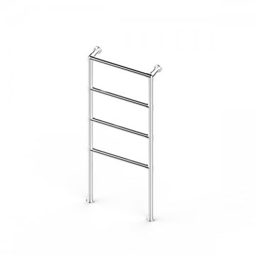 Contemporary floor mounted towel warmer 525W x 1475H x 130D
