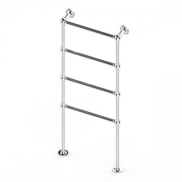 Ornate floor mounted towel warmer 675W x 1475H x 138D