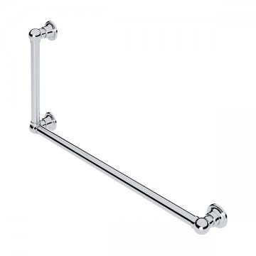 Traditional L-Shaped Grab Rail H450 x W900mm RH