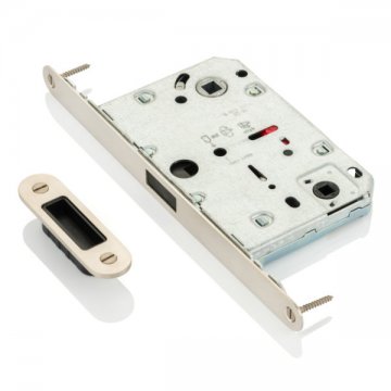 Privacy latch lock with magnetic latch