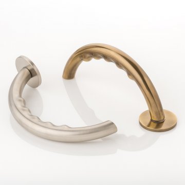 INFINITY solid brass lever handle with round rose