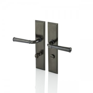 DARLINGTON lever handle with backplate, privacy turn & emergency release