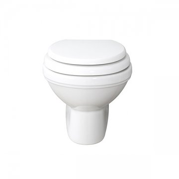 Wall hung toilet pan. (Pair with Geberit in-wall frame & cistern: GEB-111.697.00.1)