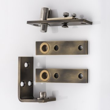 Double Action Wall Mounted Door Pivot Hinge Set