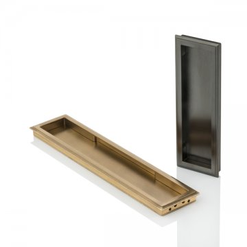 Darlington solid brass recessed pull