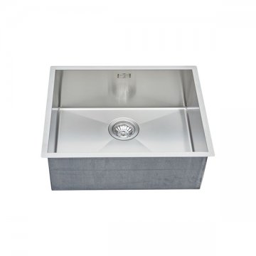 500mm stainless steel kitchen sink - internally 500mm L x 400mm D x 200mm H