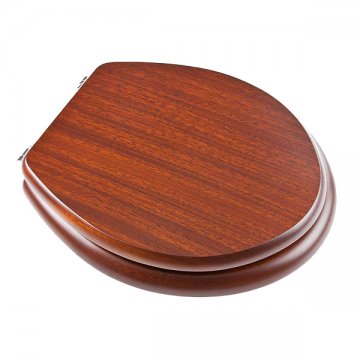 Toilet seat in Mahogany