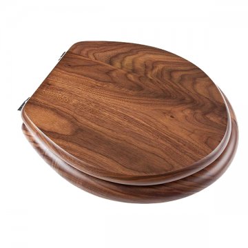 Toilet seat in Walnut