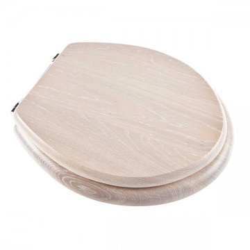 wooden self closing toilet seat