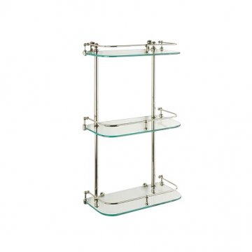 Lonsdale 3-tier glass shelf, 300mm
