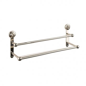 Lonsdale double towel rail, 600mm or 800mm