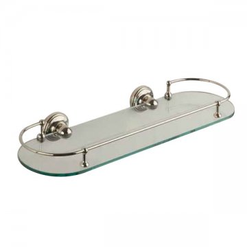 Lonsdale curved glass shelf, 450mm