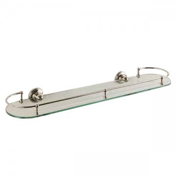 Lonsdale curved glass shelf, 650mm