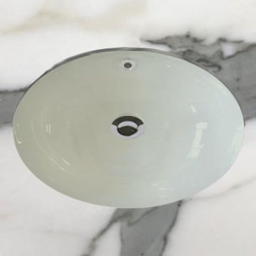 Rockwell oval undermount basin 450 x 320mm in Willow Green