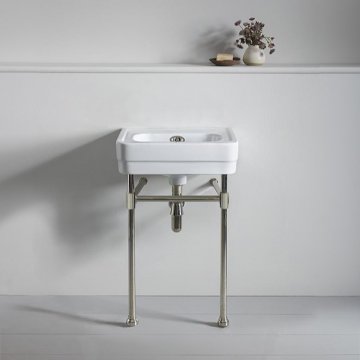 Soho 450mm mini basin on basin stand