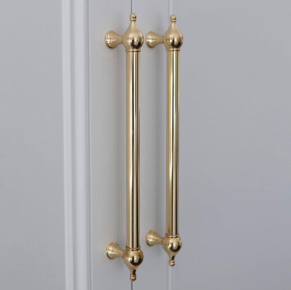 Armac Martin - 9 x Belgrave Cabinet Pull Handles 384mm in Polished Brass Gloss Lacquered