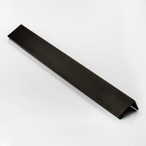 Joseph Giles - Cube edge pull 400mm in Matte Black Painted C634