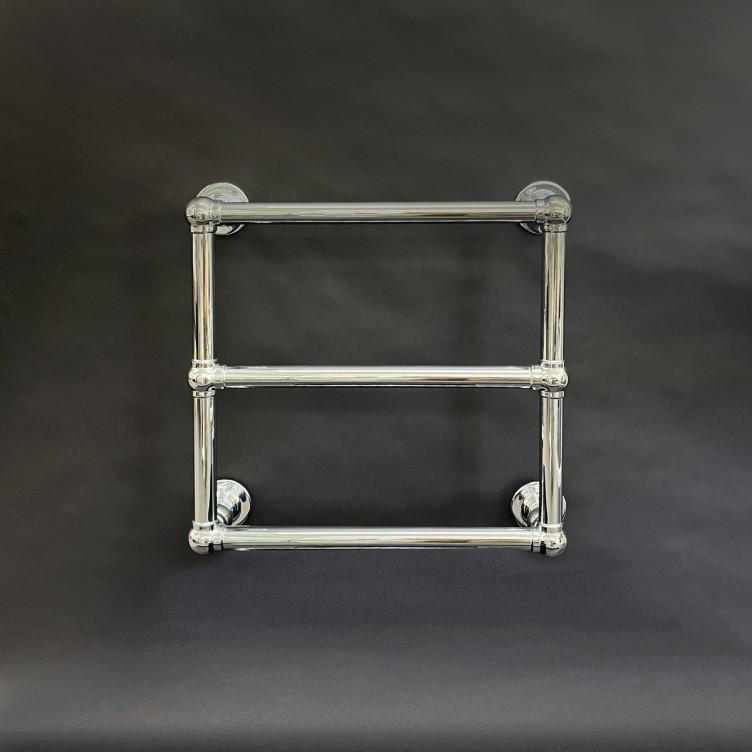 Hawthorn Hill - Traditional towel rail 550 x 550mm in Chrome