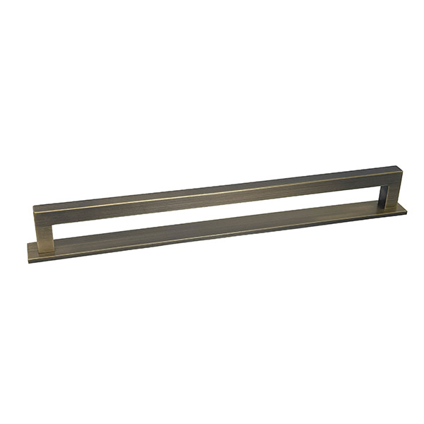 Armac Martin - Bromwich Appliance Pull 415mm L in Satin Antique Satin Lacquered